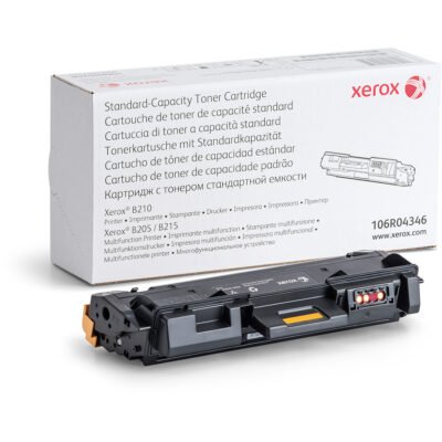 Cartucho de tóner negro original Xerox 106R04346 (1500 páginas) para impresoras Xerox B205, B210 y B215